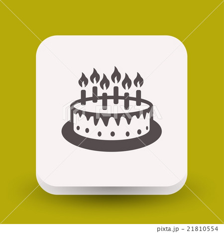 ケーキ 絵文字 ベクター 記念日のイラスト素材