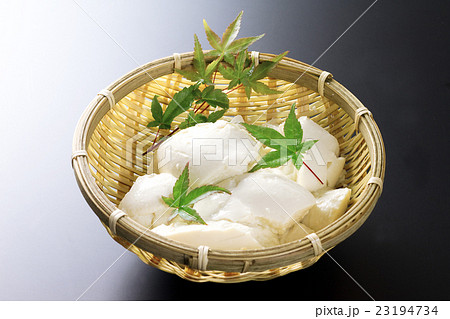 汲み上げ豆腐の写真素材