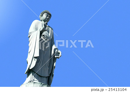 びわこ大仏 琵琶湖 大仏 滋賀県の写真素材