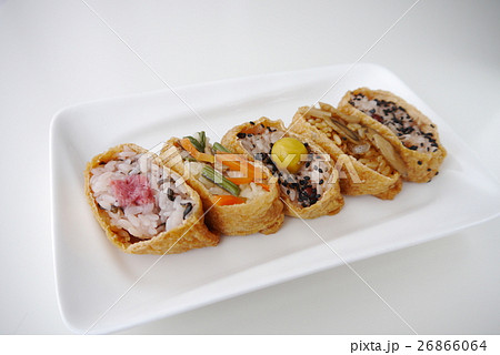 いなり寿司 お稲荷さん お寿司 おしゃれの写真素材