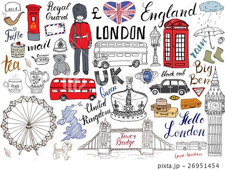 ロンドン 電話ボックス イギリス ベクターのイラスト素材 Pixta
