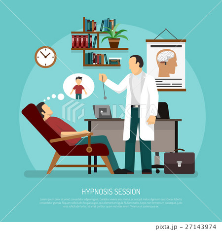 催眠のイラスト素材