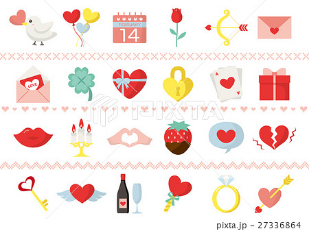 トランプラブレターの写真素材