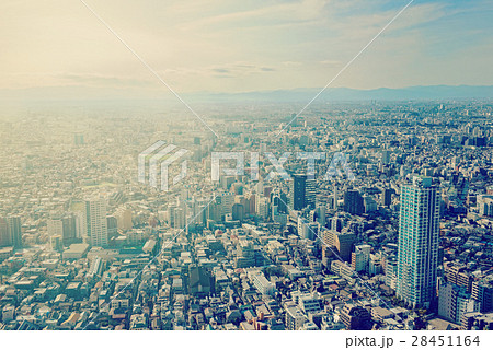 東京、新宿、俯瞰