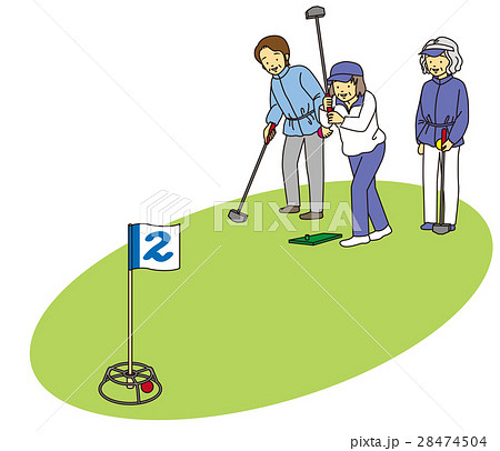 グランドゴルフのイラスト素材集 ピクスタ