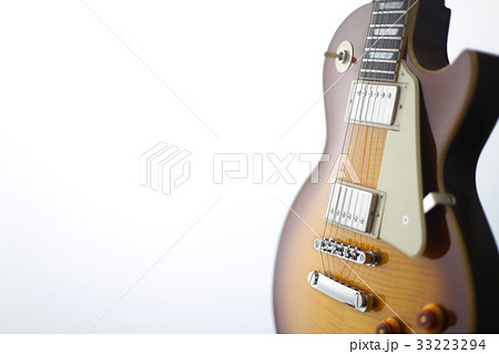 ギターピントぼかしの写真素材