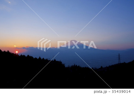 乙女峠からの富士山 写真素材 [ 4136210 ] - フォトライブラリー