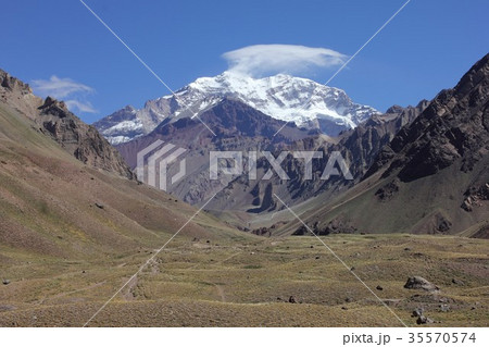 南米最高峰の写真素材