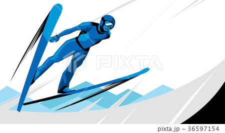 冬季オリンピックのイラスト素材
