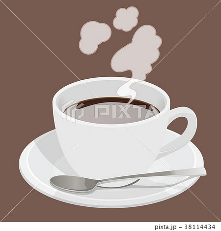 コーヒー ホットコーヒー コーヒーカップ ホットドリンクのイラスト素材