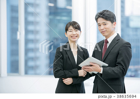 男性会社員の写真素材
