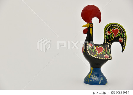 バルセロスのガロ バルセロスの雄鶏 置物 ポルトガルの写真素材