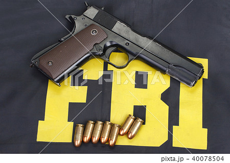 銃 Fbi 警察 エージェントの写真素材