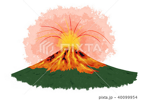 噴火のイラスト素材集 ピクスタ