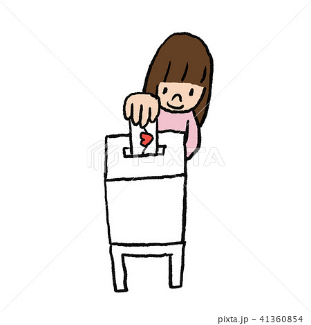 投票箱のイラスト素材