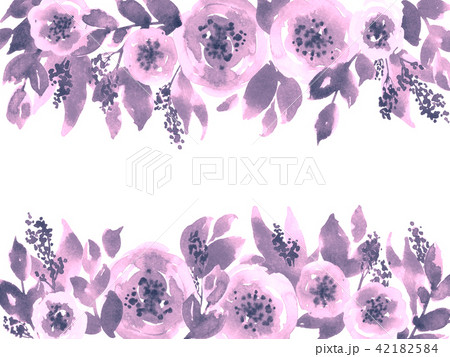 テクスチャ モノクロ 牡丹 花のイラスト素材