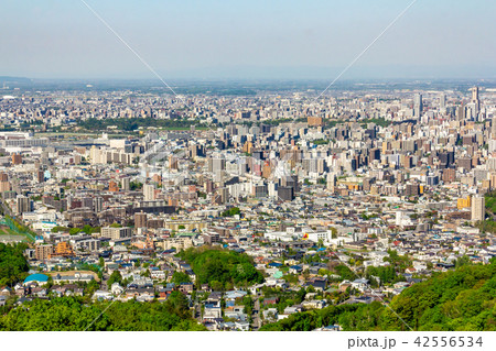 札幌市街の写真素材