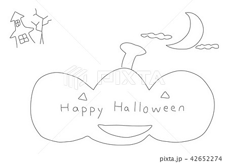 塗り絵 ぬりえ ぬり絵 秋のイラスト素材