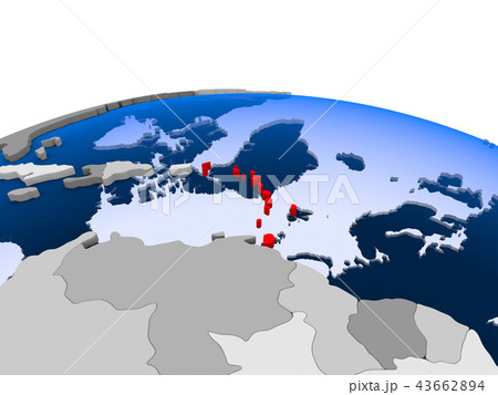 プエルトリコ 地図 世界地図 世界の写真素材