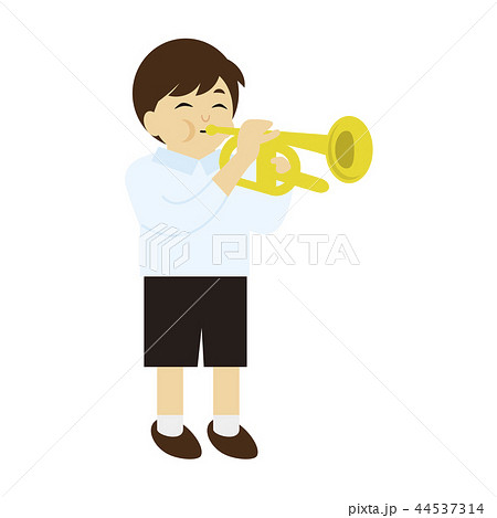 吹奏楽部かわいいのイラスト素材