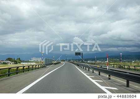 会津縦貫北道路の写真素材