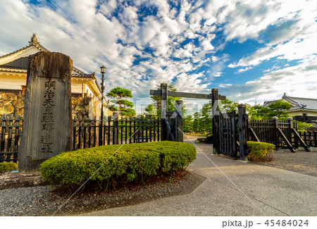 冠木門の写真素材