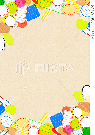 わら半紙のイラスト素材