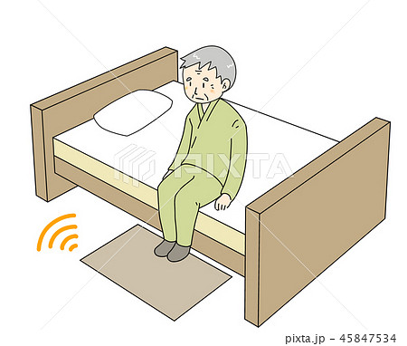 転倒予防のイラスト素材