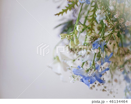 ドライフラワー かすみそう カスミソウ インテリアの写真素材