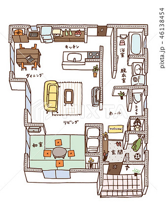 図面のイラスト素材