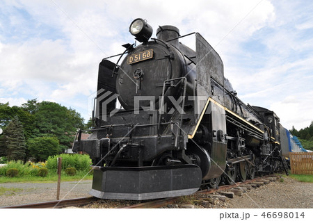 蒸気機関車 ｓｌ ｄ51 小岩井農場の写真素材