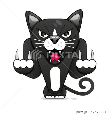 猫 顔 眼鏡 サングラスのイラスト素材