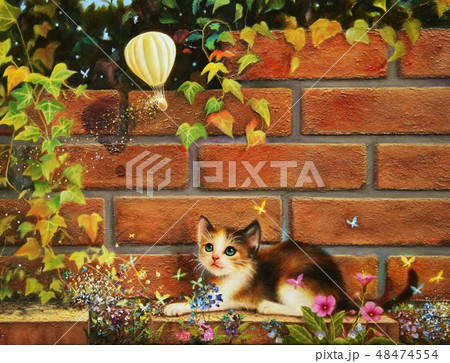 フラワー 美しい 綺麗 動物 イラスト 自然のイラスト素材