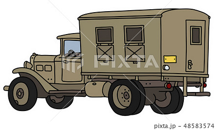 すな トラック 軍事 ミリタリーのイラスト素材