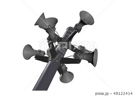 防災行政無線のイラスト素材