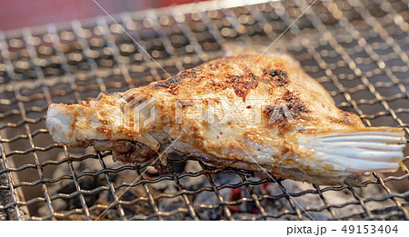 ブリのカマ焼きの写真素材