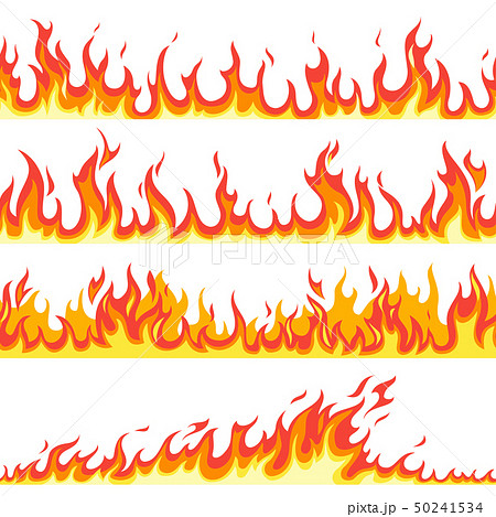 フレーム 火 炎 模様の写真素材