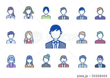 外国人男性のイラスト素材集 ピクスタ