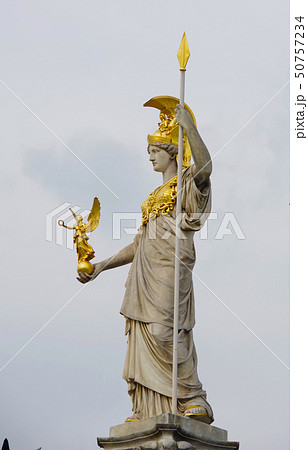 アテナ女神像の写真素材