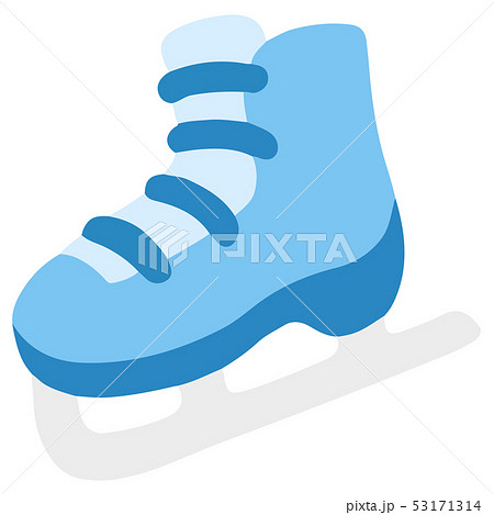 スケート靴 かわいいのイラスト素材