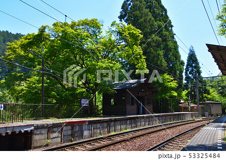 二ノ瀬駅の写真素材