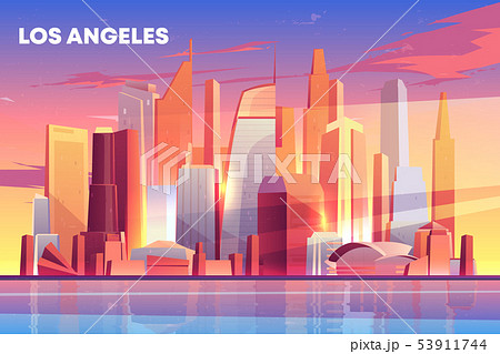 Los Angeles Stock Vector by ©Thomaspajot 42003321