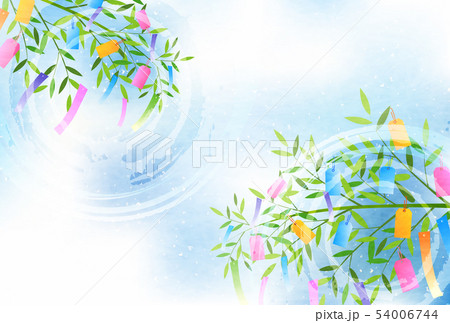 七夕 和柄のイラスト素材