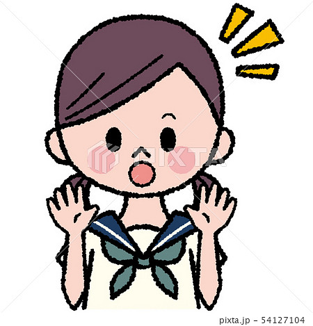 テスト 試験 驚く 中学生のイラスト素材