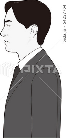 横向き 男性のイラスト素材 横向き 男性のイラスト素材