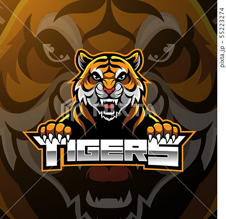 タイガー トラ 虎 アイコンのイラスト素材