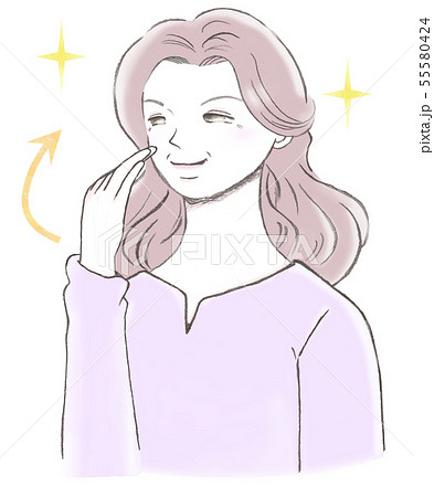 女性 熟女 美人 美熟女のイラスト素材