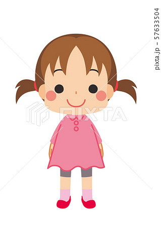 ツインテールのイラスト素材