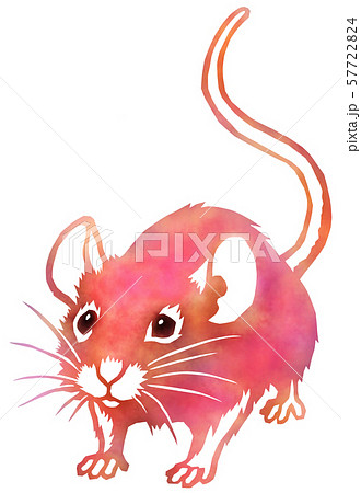 切り絵 鼠 ねずみ ネズミのイラスト素材 - PIXTA
