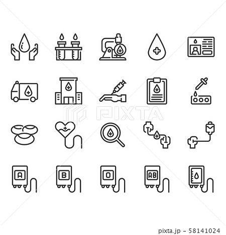 寄付 アイコンの写真素材